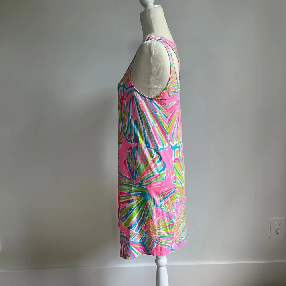 Lilly Pulitzer Monterey Dress Swim Coverup Pink Pout Shellabrate - Picture 3 of 6